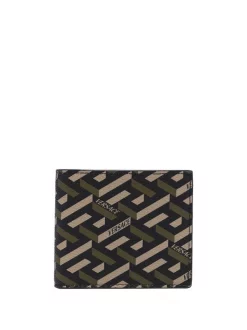 Versace Portefeuille à Motif Monogrammé Homme