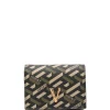 Versace 5B15V Portefeuille à Imprimé La Greca Femme