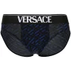 Versace Slip à Logo Brodé 5U180