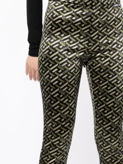 Versace 5B160 Legging à Imprimé La Greca Femme -Pas Cher Versace Boutique 16899286 37399250 600