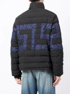 Versace Doudoune La Greca à Design Matelassé 2B240 -Pas Cher Versace Boutique 16900061 35340531 600