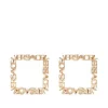 Versace Puces D'oreilles Carrées à Logo Femme