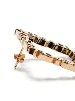 Versace Puces D'oreilles Carrées à Logo Femme -Pas Cher Versace Boutique 16900085 35239020 600