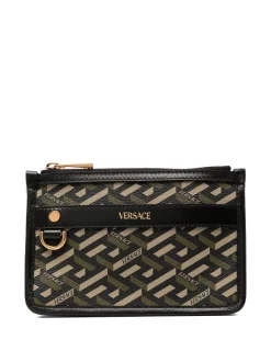 Versace Portefeuille à Motif Monogrammé 5B15V