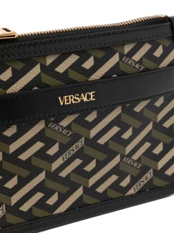 Versace Portefeuille à Motif Monogrammé 5B15V -Pas Cher Versace Boutique 16900190 35996405 600