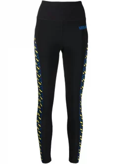Versace Legging La Greca à Taille Haute 5B010