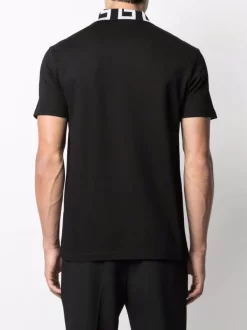 Versace Polo à Plaque Medusa A2024 BLACK/WHITE -Pas Cher Versace Boutique 16904883 33664235 600