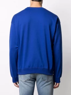 Versace 1U600 Lapis Sweat à Imprimé Medusa Head Homme -Pas Cher Versace Boutique 16905952 33662442 600