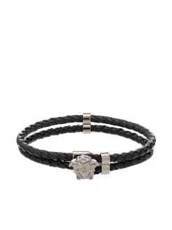 Versace D41UB NERO/ORO Bracelet Medusa En Corde Homme