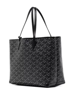 Versace Sac Cabas La Greca 5B05E BLACK GREY RUTHENIUM -Pas Cher Versace Boutique 16911384 36604559 600