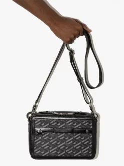 Versace Sac Porté épaule à Imprimé La Greca 5B05E NERO/GRIGIO -Pas Cher Versace Boutique 16911385 36944323 600