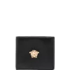 Versace 1B00V NERO/ORO Portefeuille Medusa Head En Cuir Homme