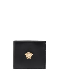 Versace 1B00V NERO/ORO Portefeuille Medusa Head En Cuir Homme