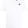 Versace A2048 WHITE BLACK Polo à Plaque Medusa Homme