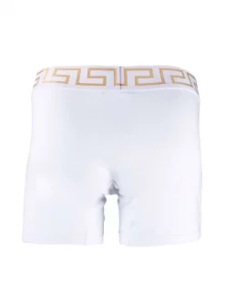 Versace A40I WHITE/BLUE Lot De Deux Boxers à Détail Greca Homme -Pas Cher Versace Boutique 16918571 33765460 600