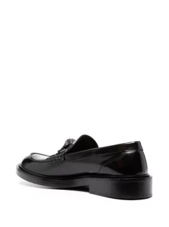 Versace Mocassins La Medusa En Cuir 2B530 BLACK 6 Versace Mocassins La Medusa En Cuir 2B530 BLACK -Pas Cher Versace Boutique 16933922 33853726 600