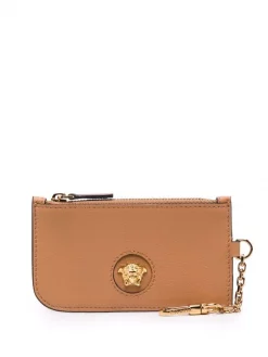Versace Portefeuille La Medusa En Cuir 1K26V CARAMEL VERSACEGOLD