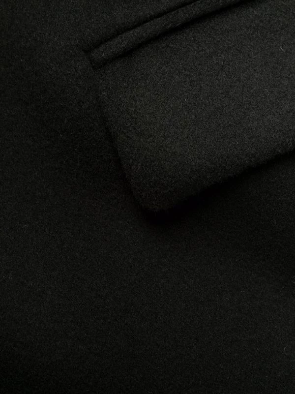 Versace 1B000 BLACK Manteau à Simple Boutonnage Homme 7 Versace 1B000 BLACK Manteau à Simple Boutonnage Homme – Image 7