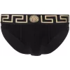 Versace A80G Black Gold Greek Key Slip à Motif Medusa Homme