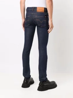 ( Nouvelle Collection ) Versace Jean Skinny à Patch Logo Homme -Pas Cher Versace Boutique 16950493 33832815 600