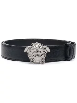 Versace Ceinture à Plaque Medusa 1B00E BLACK