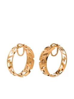 Versace 3J000 GOLD Boucles D'oreilles à Motif Greca Femme