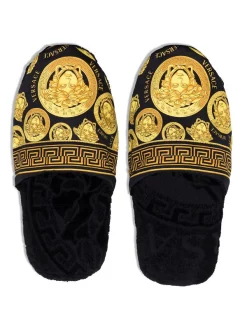 Versace Chaussons Medusa Z7011 NERO-ORO -Pas Cher Versace Boutique 16961990 37621309 600