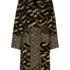 Versace Z7150 KAKHI Peignoir La Greca En Jacquard Femme