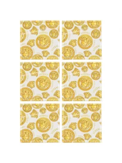 Versace Sous-verres Medusa Amplified (lot De 6) Femme