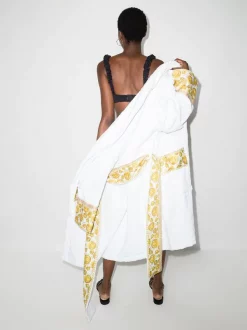 Versace Peignoir Ceinturé à Imprimé Medusa Femme -Pas Cher Versace Boutique 16964003 35882553 600