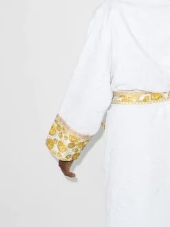 Versace Peignoir Ceinturé à Imprimé Medusa Femme -Pas Cher Versace Boutique 16964003 35883085 600