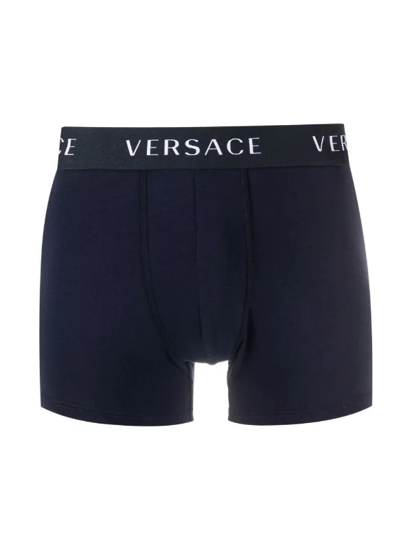Versace Lot De Deux Boxers à Bande Logo Homme 2 Versace Lot De Deux Boxers à Bande Logo Homme – Image 2