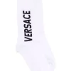Versace Chaussettes à Logo Imprimé Femme