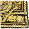Versace Foulard En Soie à Imprimé Baroque I7900 BLACK GOLD