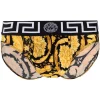 Versace Slip à Imprimé Barocco 5B000 BLACK+GOLD