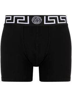 Versace A89C Boxer à Logo Brodé Homme