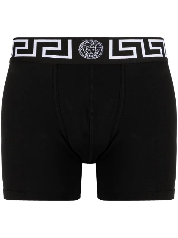 Versace A89C Boxer à Logo Brodé Homme 1 Versace A89C Boxer à Logo Brodé Homme