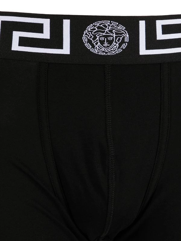 Versace A89C Boxer à Logo Brodé Homme 3 Versace A89C Boxer à Logo Brodé Homme – Image 3
