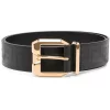 Versace Ceinture La Greca En Cuir Homme