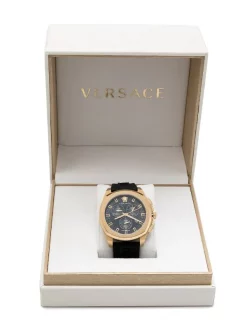 Versace Montre Chronographe Geo 43mm BLACK -Pas Cher Versace Boutique 17023580 37416983 600