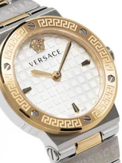 Versace SILVER-TONE Montre Greca Mini 27 Mm Femme -Pas Cher Versace Boutique 17024339 37394963 600