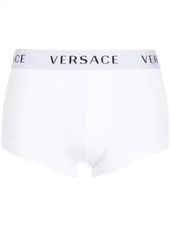 Versace Boxer à Taille à Logo Homme