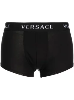 Versace Boxer à Taille à Logo Homme