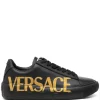 Versace Baskets Greca à Logo Imprimé Femme