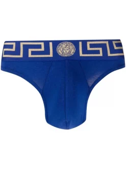 Versace String Greca à Motif Medusa Homme