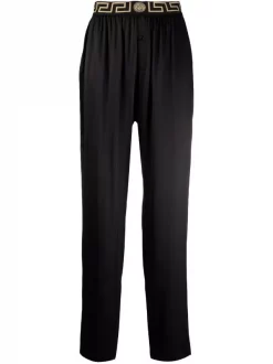 Versace Pantalon De Pyjama Greca Femme