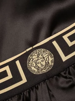 Versace 1B000 BLACK Short à Taille Greca Femme -Pas Cher Versace Boutique 17033189 34209821 600