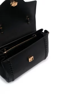 Versace 1B00V BLACK VERSACEGOLD Sac Cabas Medusa à Plaque Logo Femme -Pas Cher Versace Boutique 17034301 9a5e1035 dabc 471a 8a8c 432bb4a7767a 600