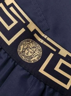Versace A70W Blu+oro Short De Bain à Bordure Greca Homme -Pas Cher Versace Boutique 17039899 34250368 600