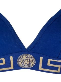 Versace Brassière De Sport à Logo Greek Key Femme -Pas Cher Versace Boutique 17050055 37117600 600